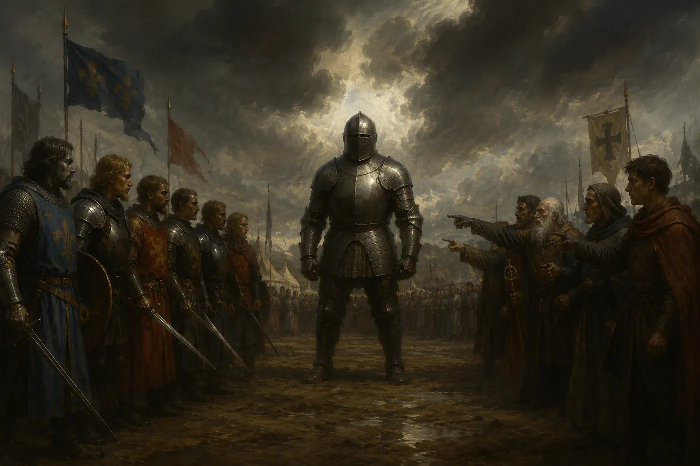 The Trial of Seven at Ashford Meadow: seven knights against seven